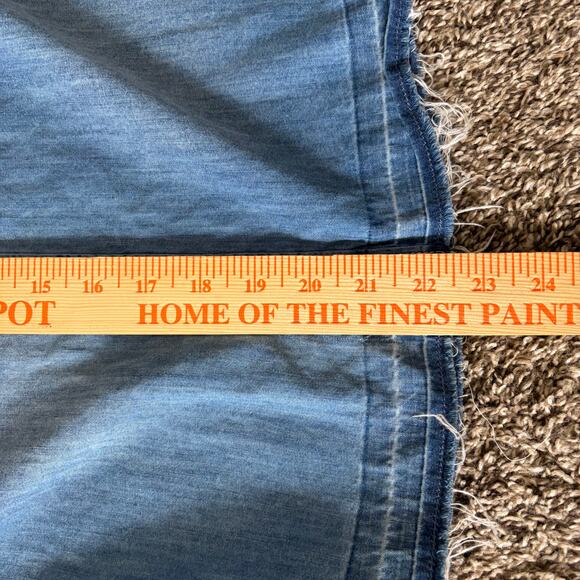 Madewell Women's Chambray Button Up Top Small Blue Denim Western Cowgirl Casual - Picture 5 of 8